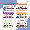 76 Car Motorcycle Truck Brands and Logos Flash Cards, Overview Chart, History, Fun Story Small Gift for Boy view 3