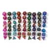 7X D4 D8 D10 D12 D20 Multi Sided Dices Bar Toys, Acrylic Polyhedral Dices Set for, Math Teaching, Role Playing, Card Games, Table Games, Pink Blue view 4