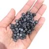 100PCS Mini dice Solid Black Super Small Assorted 1/5" 5mm D6 Mini Dice Game Dot Square Dice Set view 1