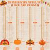 Thanksgiving Necklace Decorations - 12PCS Bead Necklaces Party Favors With Turkey, Pumpkin, Maple Pendant for Boys Girls - Accessories for Party Parade view 2