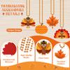 Thanksgiving Necklace Decorations - 12PCS Bead Necklaces Party Favors With Turkey, Pumpkin, Maple Pendant for Boys Girls - Accessories for Party Parade view 3