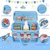DSLIUPIU Carrying Case Compatible with Little Tikes Story Dream Machine Starter Set, Carrying Bag for Tonies Figures Characters,Portable Travel Storage Bag with Shoulder Strap and Handle(Blue) view 2