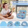 DSLIUPIU Carrying Case Compatible with Little Tikes Story Dream Machine Starter Set, Carrying Bag for Tonies Figures Characters,Portable Travel Storage Bag with Shoulder Strap and Handle(Blue) view 3