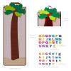 CHEFAN Letter Tree, Coconut Tree Alphabet Bag for Early Education Storytelling, Felt Story Board Set Props from The Childhood Favorite Book, Felt Board for Wall Teaching Home Classroom Play view 2