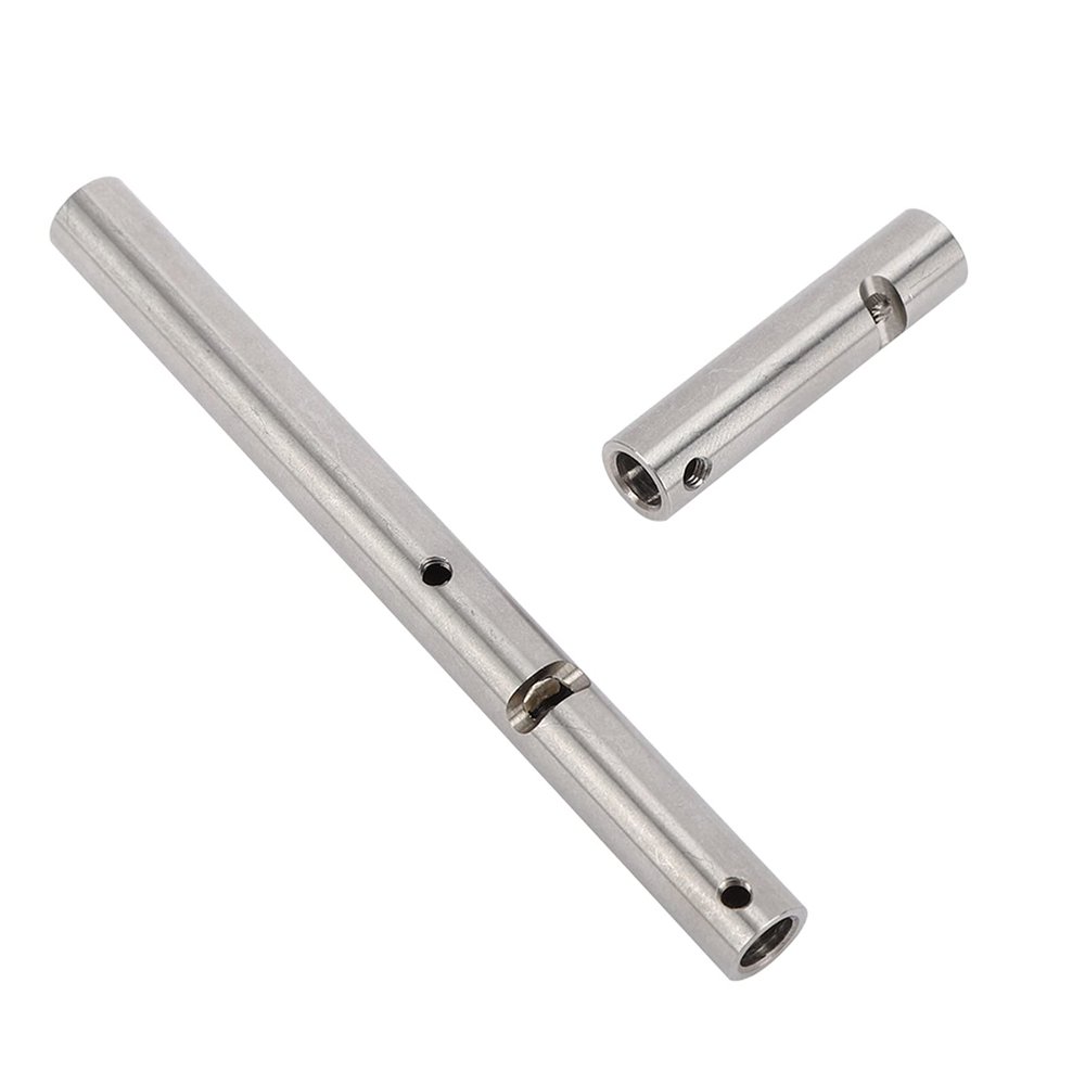 Acouto Stainl Steel Rear Axles Bushing with Sleeve Replacement Part for Wraith RR10 90048 90053 1/10 RC Axial Car RC Car Accessory