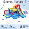 16FT Commercial Grade Bounce House,100% PVC Bounce House for Kids 5-12, 8In1 Large Golf Bounce House with Slide/Golf Area/Ball Pit/Climbing Wall/ 1100w Blower, Outdoor Birthday Party 16x16x10FT view 2