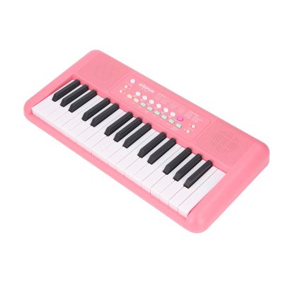 32 Keys Multifunctional Kids Electronic Keyboard 16 Tones 10 Rhythms 10 Demos Portable Piano Volume Control Dual Speakers (2)