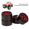 Alomejor 1:10 Drift Car Wheel Rims, Aluminium Alloy RC Vehicle Wheels for 1.9 Inch Tyres Tougher Wheel view 2