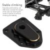 2Pcs Rc Outer Portal Cover Track Covers Car Brass Black Automobile Housing Vehicle Outer Cover Replacement for for Axial for Utb18 Door Shaft, Steering Wheel Covers view 3