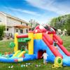 17FT(L) Commercial Grade Bounce House for Kids,100% PVC Inflatable Bounce House w/1100w Blower, Large Adult Bouncy House with 2 Slide, Ball Pit, Climbing Wall for Outdoor Play(17x14.5x9FT) view 1