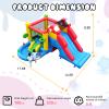 17FT(L) Commercial Grade Bounce House for Kids,100% PVC Inflatable Bounce House w/1100w Blower, Large Adult Bouncy House with 2 Slide, Ball Pit, Climbing Wall for Outdoor Play(17x14.5x9FT) view 2
