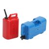 Nurnesy 1/10 Scale Simulation Gas Fuel Can Set Plastic Mini Fuel and Mini Gas Can for SCX10 1/10 RC Crawlers (Red+Blue) view 4