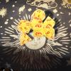 7Pcs Multi-Faceted Dice Kit Tabletop Games Educational Toys Digital Dice, Yellow view 3