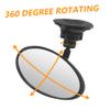 PLAFOPE 360degree Rearview Mirror Suction Cup High Definition Car Monitor for Safe Observation All Vehicles view 3