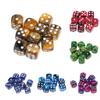 10x Six Sided D6 Dice Dotted for and Dragons Props, Red Black, 16mm view 4