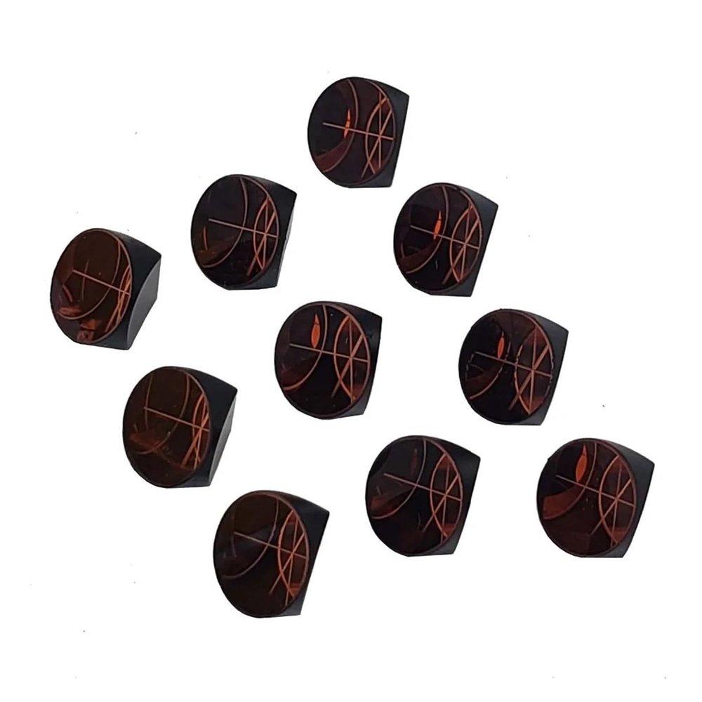 10pcs Copper Coated half inch Corner Cube Prism 12.7mm Trihedral Retroreflector