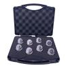 8pcs Monitoring with magnetic beads mini prism with Magnetic base for total station, sphere Silver Coated Prism view 1