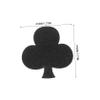 WOONEKY Vegas Themed Poker Cake Topper 27pcs Paper Cake Picks Birthday Cake Decorations Poker Theme view 2