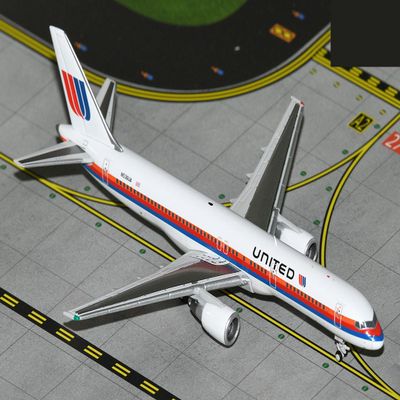 GeminiJets GJUAL1983 United Airlines Boeing 757-200 Saul Bass N536UA; Scale 1:400