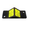 Angle measurement plaquette, Plaque,45 Degree reflective targets on plastic mountable assembly for total station optical prism view 1