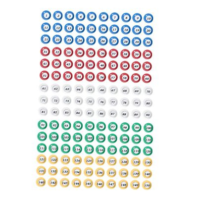 Luwecf 150 Pieces Bingo Balls Bingo Balls Only Replace Parts Ball Games Raffle Balls Tally Ball for Birthday Entertainment Home