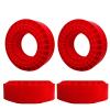 1.9'' Silicone Rubber Tire Inserts Fit for 118-122mm 1.9" Wheel Tires Waterproof Inserts for 1/10 RC Crawler Car (Red) view 1
