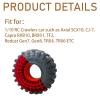 1.9'' Silicone Rubber Tire Inserts Fit for 118-122mm 1.9" Wheel Tires Waterproof Inserts for 1/10 RC Crawler Car (Red) view 3