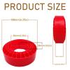 1.9'' Silicone Rubber Tire Inserts Fit for 118-122mm 1.9" Wheel Tires Waterproof Inserts for 1/10 RC Crawler Car (Red) view 4