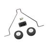 Colaxi RC Aircraft Landing Gear Set,Remote Control Airplane Wheels,Model,RC Fixed Wing Aircraft Electric Model Aircraft Landing Gear view 1