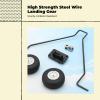 Colaxi RC Aircraft Landing Gear Set,Remote Control Airplane Wheels,Model,RC Fixed Wing Aircraft Electric Model Aircraft Landing Gear view 2