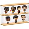 2-Shelves Acrylic Display Case for Collectibles Funko POP Shelves with Door for Figure, Clear Minifigure Display Case Countertop Dustproof Organizer Box(15.7x3.9x11inch) view 3