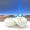 3D Printed Baby Dragon with Dragon Egg, Articulated Clover Crystal Easter Gemstone Orchid Rose Sushi Woodland Dragon White and Blue Dragon, Fidget Toy for Autism ADHD BD007WB (Woodland Dragon) view 3