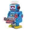 ZJchao Clockwork Robot Toy Handcrafted Drumming Vintage Tin Toy for Adult Collection view 3
