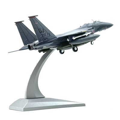 CHICHIYANG 1:100 Simulation Aircraft Model U.S. F-15E Strike Eagle Bomber Airplane Model Alloy ABS Plastic Material Aviation Plane Collection