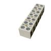 10pcs 80A/7P Terminal Blocks Fixed Type Base Connection Terminals with Screws Connector Plate JX-8007 view 1