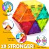 Valentines Day Gift for Ki for Kids Ages 3-5 4-8 Magnetic Tiles Building Blocks for Toddlers Creative Learning Construction Toys Gift for Kids 3 4 5 6 7+Year Old Boys Girls Christmas Birthday 34PCS view 3