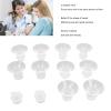 10pcs Breast Pump Flange Inserts, Wearable Breast Pump Silicone Flange with Duckbill Valve 13mm 15mm 17mm 19mm 21mm view 2