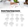 10pcs Breast Pump Flange Inserts, Wearable Breast Pump Silicone Flange with Duckbill Valve 13mm 15mm 17mm 19mm 21mm view 3