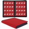 1000+ Pockets Trading Card Binder, 16 Pocket Ringless Side Loading Card Holder Album, Trading Card Album Fit for YuGiOh, MTG, TCG, Game Cards, Sports Cards, Business Cards (Red) view 1