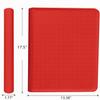 1000+ Pockets Trading Card Binder, 16 Pocket Ringless Side Loading Card Holder Album, Trading Card Album Fit for YuGiOh, MTG, TCG, Game Cards, Sports Cards, Business Cards (Red) view 4
