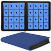16 Pocket Card Binder, 1000+ Premium Zip Trading Card Binder, Double Sided Pocket Card Binder Album, Ringless Card Folder for MTG, TCG, Sports Card (Blue, 16Pockets) view 1