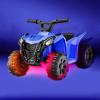 LED Lights for Power Wheel,(2 Strip) Can Be Cropped,Kids Electric Car Accessories,Under Light for Power Wheels,Waterproof,for Boys and Girls Car Decor,Black Wires Style view 4
