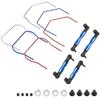 Front & Rear Sway Bar Kit Anti-Roll Bar Set Upgrade Parts & Aluminum Steering Blocks Caster Blocks C-Hubs & Stub Axle Carrier view 2