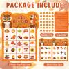 Leezead Fall Bingo Game Cards for Adults, 24 Players Autumn Thanksgiving Bingo Cards Fall Party Game for School Classroom Family Activities Autumn Thanksgiving Party Favors view 3