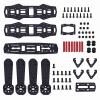 UPALDHOU Drone Frame Kit with Screws, 2Types 250MM Quadcopter FPV Aircraft Drone Frame Kit RC Accessory for QAV250 (Carbon Fiber Look) view 2