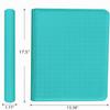 1000+ Pockets Trading Card Binder, 16 Pocket Ringless Side Loading Card Holder Album, Trading Card Album Fit for YuGiOh, MTG, TCG, Game, Sports Cards, Business Cards (Sky Blue) view 4