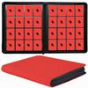 16 Pocket Card Binder, 1000+ Premium Zip Trading Card Binder, Double Sided Pocket Card Binder Album, Ringless Card Folder for MTG, TCG, Sports Card (Red, 16Pockets) view 1