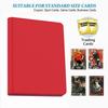 16 Pocket Card Binder, 1000+ Premium Zip Trading Card Binder, Double Sided Pocket Card Binder Album, Ringless Card Folder for MTG, TCG, Sports Card (Red, 16Pockets) view 3