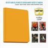 16 Pocket Card Binder, 1000+ Premium Zip Trading Card Binder, Double Sided Pocket Card Binder Album, Ringless Card Folder for MTG, TCG, Sports Card (Yellow, 16Pockets) view 3