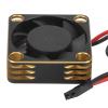 30x30mm Aluminum Cooling Fan, Lightweight, 28000RPM Speed, RC 540 Brushless Motor (Gold view 4